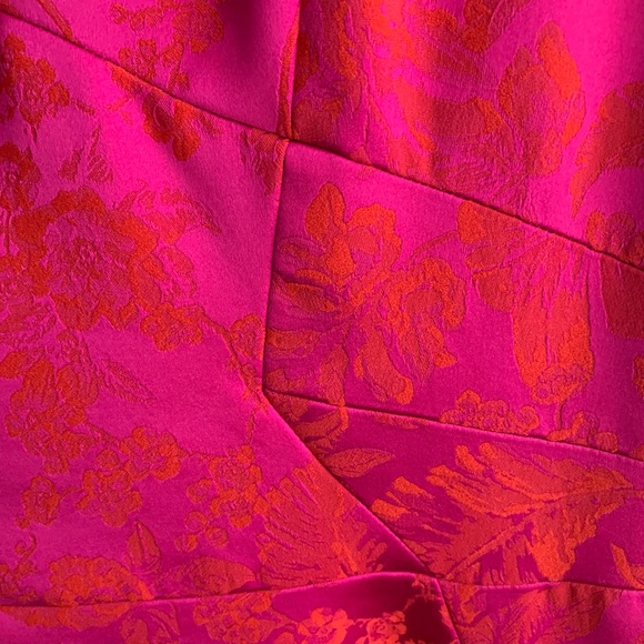 Zac Posen Flared satin-jacquard dress size 4 - Picture 8 of 9